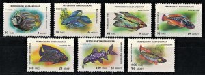 MADAGASCAR 1994 - Fishes / complete set MNH