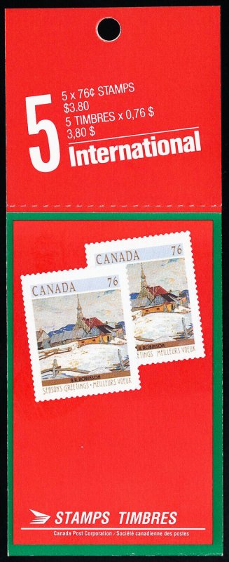 Canada Stamps # 109 MNH XF Complete Booklet Scott Value $40.00