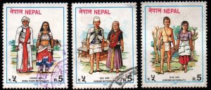 Nepal # 610 - 612 U