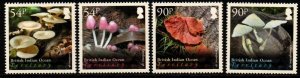 BRITISH INDIAN OCEAN TERR SG427/30 2005 FUNGI  MNH