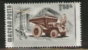 HUNGARY Scott 1146 MNH** 1955 Dump truck stamp CV$0.80