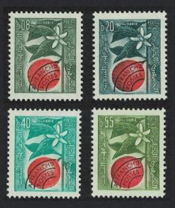 Algeria Branch of Orange Tree pre-cancelled 4v SG#413-416