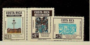 COSTA RICA Sc C732-4 NH ISSUE OF 1978 - LOCAL HISTORY