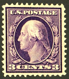 U.S. #376 MINT OG CREASE THIN