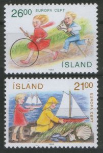 1989 Iceland 701-702 Europa Cept 4,00 €