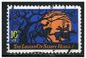 USA 1974 Scott 1548 used, American Folklore, Sleepy Hollow 