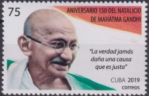 CUBA 2019  MAHATMA GANDHI   India  MNH  mint