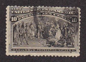 United States Columbian 10 Cent (Scott # 237) Used