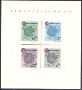 Wurttemberg -8NB4a (*) as issued