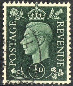 GREAT BRITAIN - SC #235 - USED -1937 - Great077