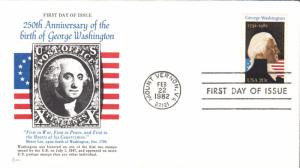 #1952 George Washington SOS FDC