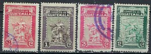 Guatemala 325-28 Used 1949 issues (ak3070)