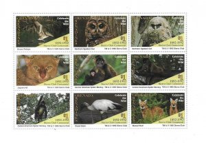 1995    GRENADINES OF GRENADA  -  SG. 1948 / 1956  - SIERRA CLUB  -  SHEET - MNH