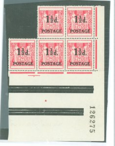 New Zealand #273 var Mint (NH) Plate Block