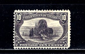 #290 US 10 CENT GRAY VIOLET TRANS, MISS-MINT-N/G-FINE-VF