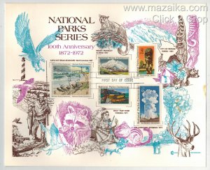 1972 CAPE HATTERAS LIGHTHOUSE BLOCK OF 4 SET OF 4 CARD PAGE & FDCs North Carolin