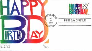 #3695 Happy Birthday Curtis FDC