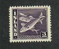 Iceland; Scott 218; 1939;  Unused; NH; Fish