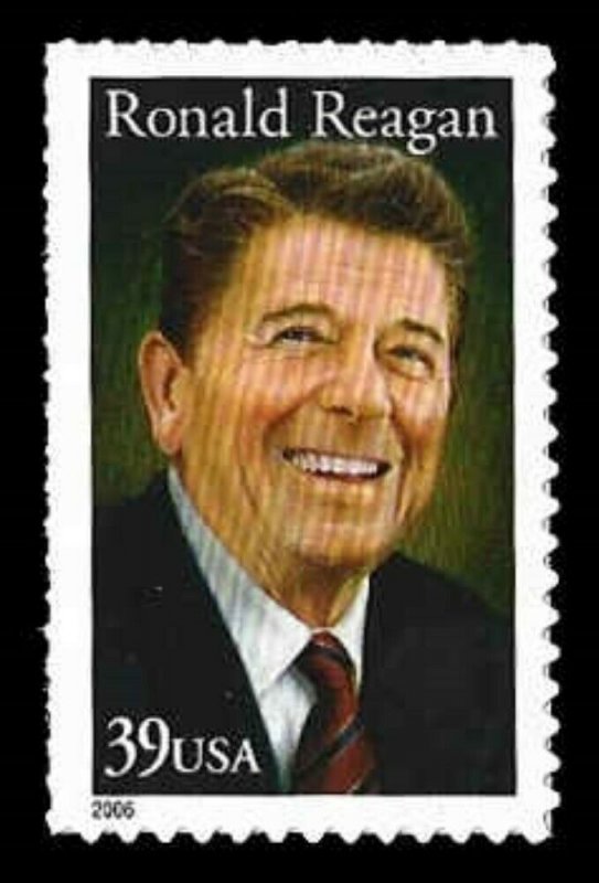US #4078 39c Ronald Reagan, MNH, (PCB-8)