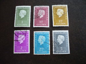 Stamps - Netherlands - Scott# 469-473- Used Part Set of 6 Stamps