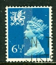 Great Britain, Region, Wales; 1976: Sc. # WMMH7: O/Used Single Stamp