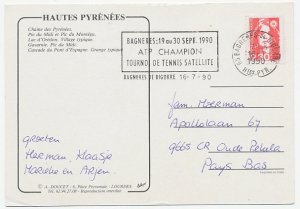 Postcard / Postmark France 1990 Tennis tournament