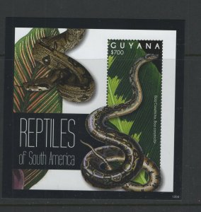 Guyana #4106 (2012 Snake sheet) VFMNH CV $7.00