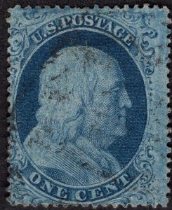 US #22 Fine used with faint black cancel. Choice.