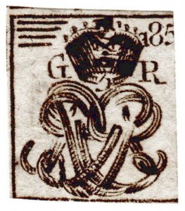 (I.B) George III Revenue : Impressed Duty Cypher Seal (82)