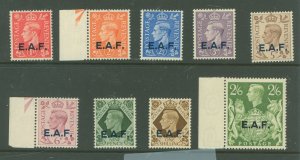 Great Britain/Middle East Forces #1-9 Mint (NH) Single (Complete Set)