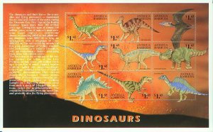 Antigua & Barbuda,  Prehistoric Mammals, S/S 9,  (Anti2252*)