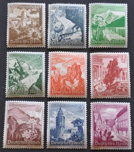 DYNAMITE Stamps: Germany Scott #B123-131 – MINT