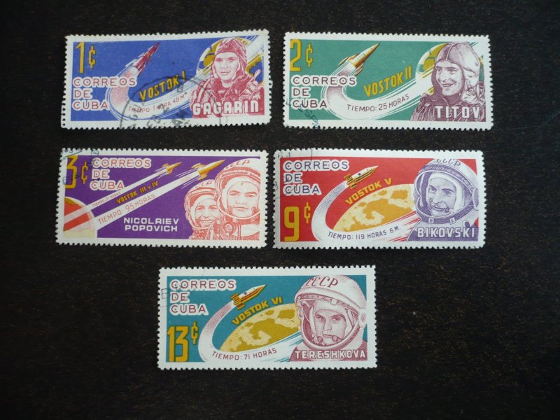 Stamps - Cuba - Scott# 775-779 - Used Set of 5 Stamps