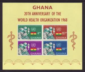 Ghana 339a WHO Souvenir Sheet MNH VF