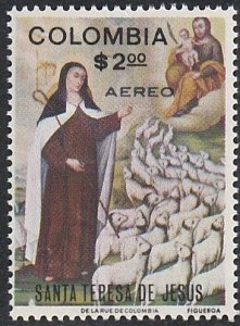 Colombia # C568, St. Teresa, Mint NH