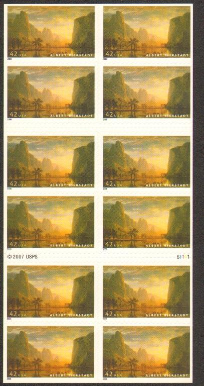 US #4346 Mint Sheet Albert Bierstadt 