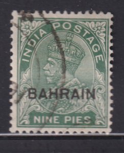 Bahrain 3 King George V O/P 1933