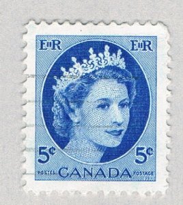 Canada 341 Used QEII 1 1953 (BP59811)