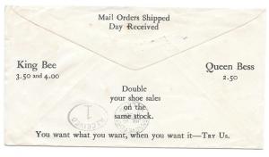 $ US Shoe Cover, Atlanta, Ga., 7/15/1907, J. K. Orr Shoe Co.