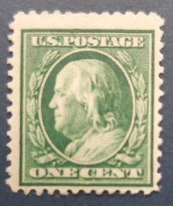 US 374, 1910 MNH, F-VF