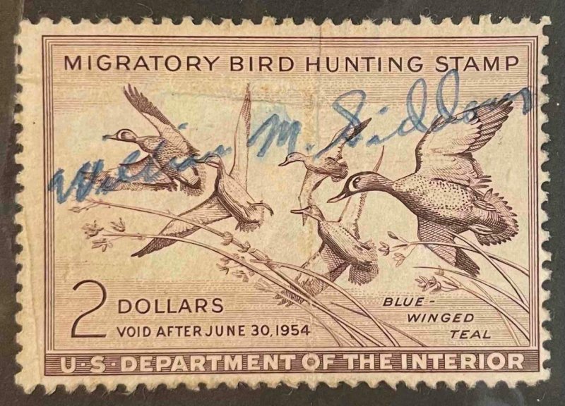 US Stamps #RW20 Used Federal Ducks #RW20A163