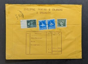 1969 Landaur Dehradun India Registered Cover to Radhanpur SG 408 SG 413 SG 510