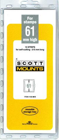 Scott Mounts Black 61 STRIP 215 ,(Pgk. 15)(00938B)