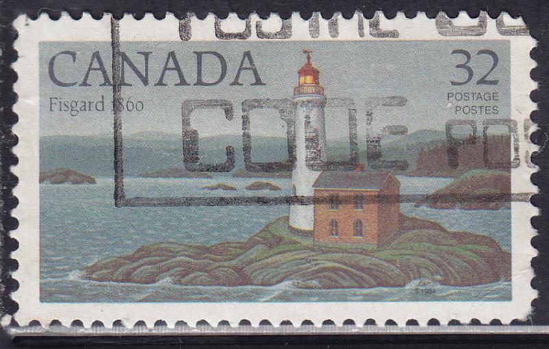 Canada 1033 USED 1984 Lighthouse Fisgard, BC 32¢