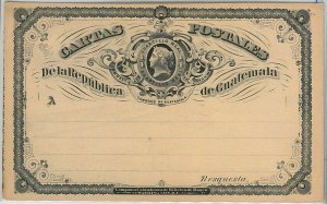 40339  - GUATEMALA - POSTAL HISTORY - STATIONERY CARD: Higgings & Gage # 2a