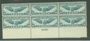 United States #C24 Mint (NH) Plate Block