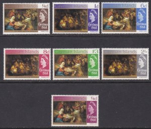 Cayman Islands Sc #203-209 Mint Hinged