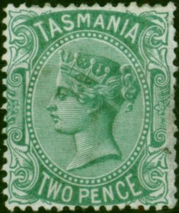 Tasmania 1878 2d Pale Green SG157 Fine MM