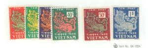 Vietnam/South (Empire/Republic) #J1-J6 Unused Single (Complete Set)