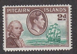 Pitcairn Islands # 4, Captain Blight & The Bounty, Mint  Hinged,